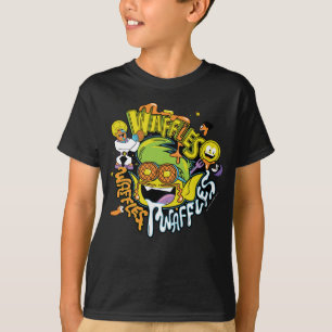 Tien Titans gaan!   Beast Boy Waffles T-shirt