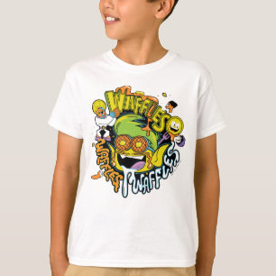 Tien Titans gaan!   Beast Boy Waffles T-shirt