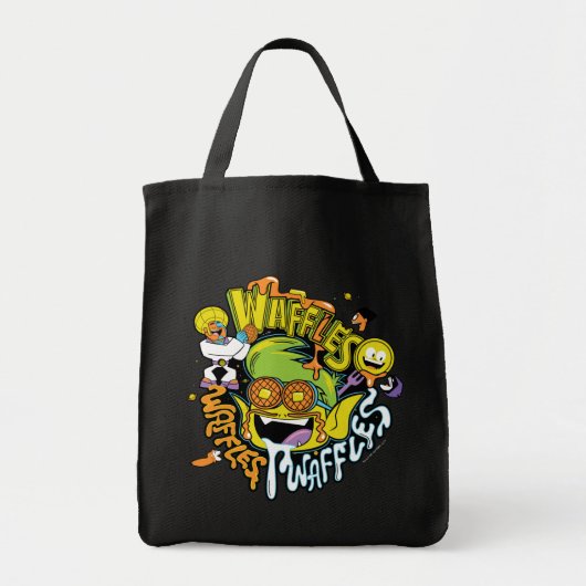 Tien Titans gaan! | Beast Boy Waffles Tote Bag (Voorkant)