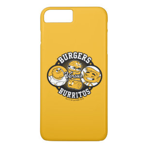 Tien Titans gaan!   Burgers Versus Burritos iPhone 8 Plus / 7 Plus Hoesje