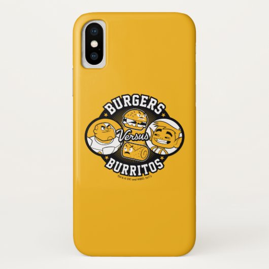 Tien Titans gaan! | Burgers Versus Burritos Case-Mate iPhone Case (Achterkant)