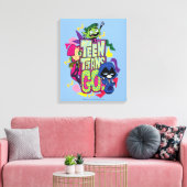 Tien Titans gaan! | Dierlijke afdruk van "Girls Gi Canvas Afdruk (Insitu (Woonkamer))
