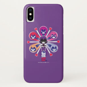 Tien Titans gaan!   Emoticlones van Raven iPhone X Hoesje
