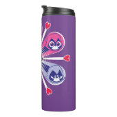 Tien Titans gaan! | Emoticlones van Raven Thermosbeker (Geroteerd rechts)