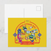 Tien Titans gaan! Ga naar Briefkaart (Voorkant / Achterkant)