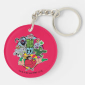 Tien Titans gaan! | Grafisch team team Sleutelhanger (Achterkant)