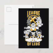 Tien Titans gaan! | Lega Legs Briefkaart (Voorkant / Achterkant)