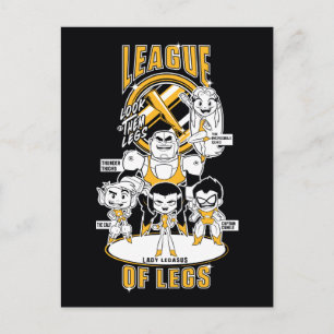 Tien Titans gaan!   Lega Legs Briefkaart