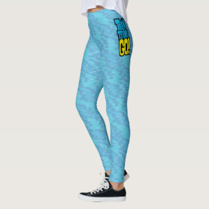 Tien Titans gaan!   Logo Leggings