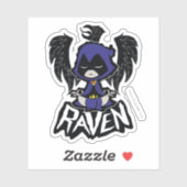 Tien Titans gaan! | Raven Attack 2 Sticker (Vel)