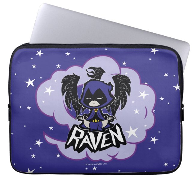 Tien Titans gaan! | Raven Attack Laptop Sleeve (Voorkant)