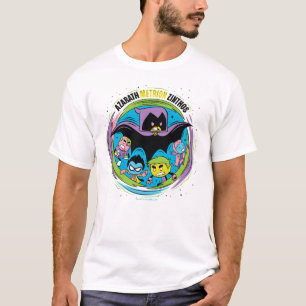 Tien Titans gaan!   Raven "Azarath Metrion Zinthos T-shirt