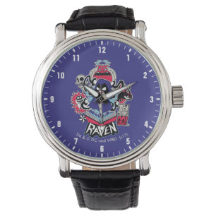 Tien Titans gaan!   Raven Demonic Powers Graphic Horloge