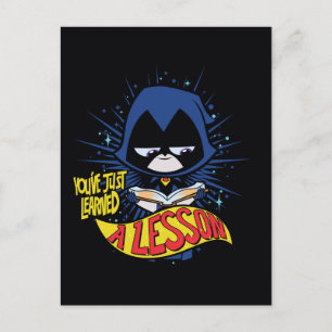 Tien Titans gaan!   Raven "Geleerde les" Briefkaart