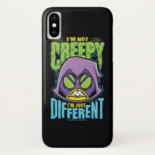 Tien Titans gaan!   Raven "Niet creepy ik ben ande iPhone X Hoesje
