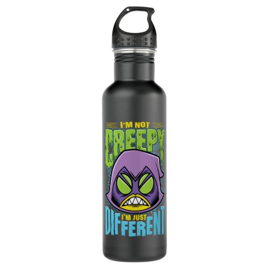 Tien Titans gaan! | Raven "Niet creepy ik ben ande Waterfles (Voorkant)