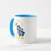 Tien Titans gaan! Raven "Truth Justice Pizza" Mok (Voorkant links)