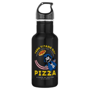 Tien Titans gaan! Raven "Truth Justice Pizza" Waterfles