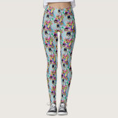 Tien Titans gaan! | Retro 90's Group Collage Leggings (Voorkant)