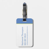 Tien Titans gaan! Robin "Truth Justice Pizza" Bagagelabel (Achterkant verticaal)