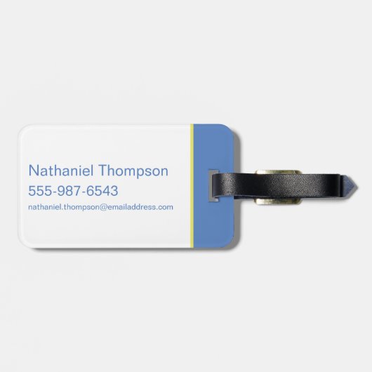 Tien Titans gaan! Robin "Truth Justice Pizza" Bagagelabel (Achterkant horizontaal)