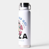 Tien Titans gaan! Robin "Truth Justice Pizza" Waterfles (Achterkant)