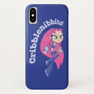 Tien Titans gaan!   Starfire "Cribblenibbits". iPhone X Hoesje