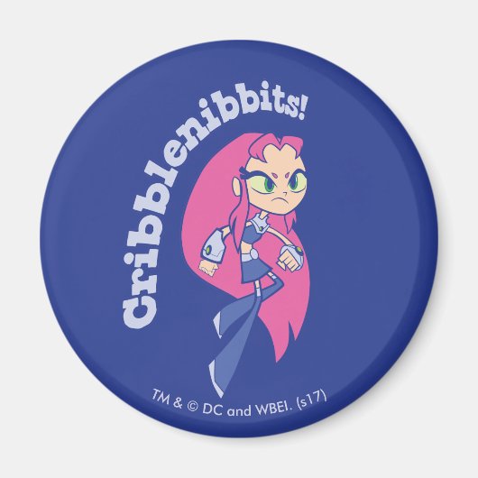 Tien Titans gaan! | Starfire "Cribblenibbits". Magneet (Voorkant)