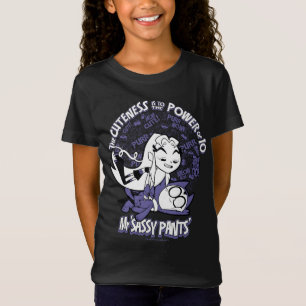 Tien Titans gaan! Starfire & de heer Sassy Pants T-shirt