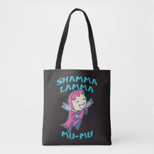 Tien Titans gaan! Starfire "Shamma Lamma Mu-Mu" Tote Bag