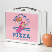 Tien Titans gaan! Starfire "Truth Justice Pizza" (In situ)