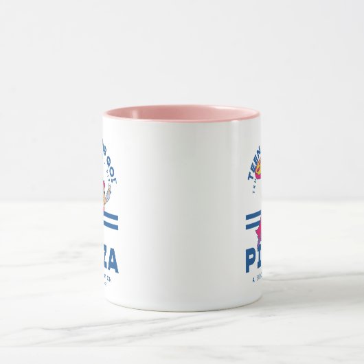 Tien Titans gaan! Starfire "Truth Justice Pizza" Mok (Midden)