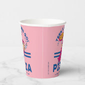 Tien Titans gaan! Starfire "Truth Justice Pizza" Papieren Bekers (Rechts)