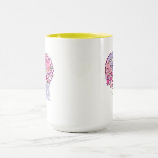 Tien Titans gaan! | Starfire's Heart Punch Graphic Mok (Midden)