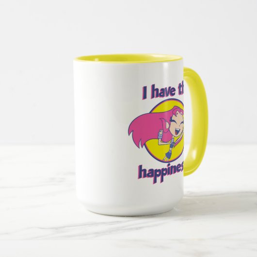 Tien Titans gaan! | Starvuur "Ik heb het geluk" Mok (Voorkant rechts)