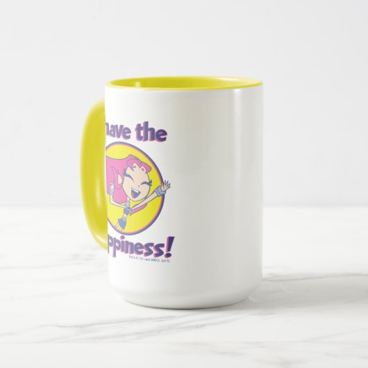 Tien Titans gaan! | Starvuur "Ik heb het geluk" Mok (Voorkant links)