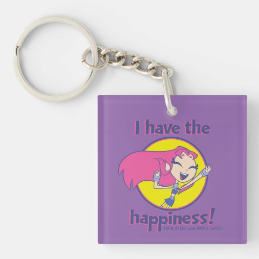 Tien Titans gaan! | Starvuur "Ik heb het geluk" Sleutelhanger (Voorkant)