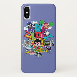 Tien Titans gaan!   Team Arrow Graphic iPhone X Hoesje