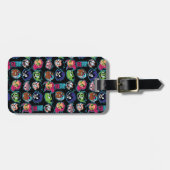 Tien Titans gaan! | Titans Head Pattern Bagagelabel (Voorkant horizontaal)