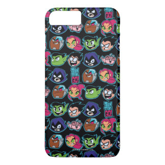 Tien Titans gaan! | Titans Head Pattern iPhone 8 Plus / 7 Plus Hoesje