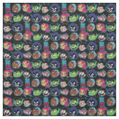 Tien Titans gaan! | Titans Head Pattern Stof (Swatch)