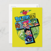 Tien Titans gaan! | Titans Tower Collage Briefkaart (Voorkant / Achterkant)