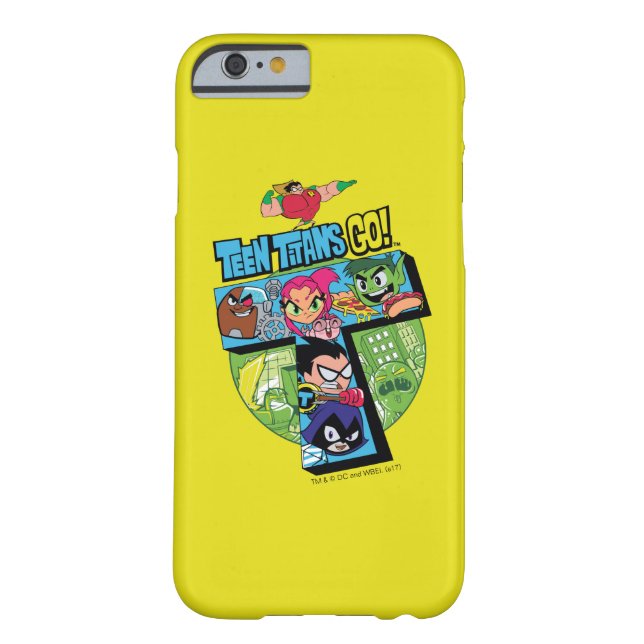 Tien Titans gaan! | Titans Tower Collage Case-Mate iPhone Case (Achterkant)