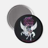 Tien Titans gaan! | Warrior Cyborg Riding Pegasus Magneet (Voorkant / Achterkant)