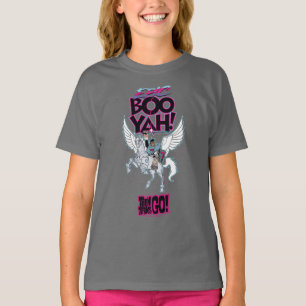 Tien Titans gaan! Warrior Cyborg Riding Pegasus T-shirt
