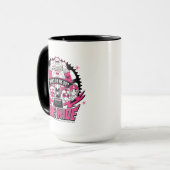 Tien Titans gaan! | "We Ride" Retro Moto Graphic Mok (Voorkant links)