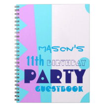 Tien van het Monster 11th Birthday Party Guestbook