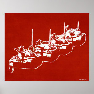 Tienanmen Tank Man Poster