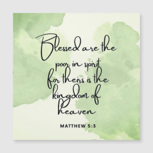 Tiendaagse zaligheden Schrift vers 5:3 Magneet