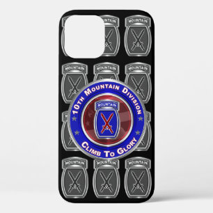 Tiende bergdivisie "Beklimmen naar glorie" iPhone 12 Hoesje
